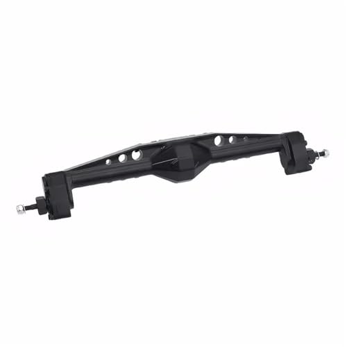 Kompatibel Mit Axial Für Capra 1.9 Für UTB AXI03004 Für LCG, Aluminiumlegierung, Vorne Hinten Portalachse Mit Servohalterungen, 1/10 RC Crawler Teile Vorder Hinterachse RC(Black,Rear Axle) von JVRWSC
