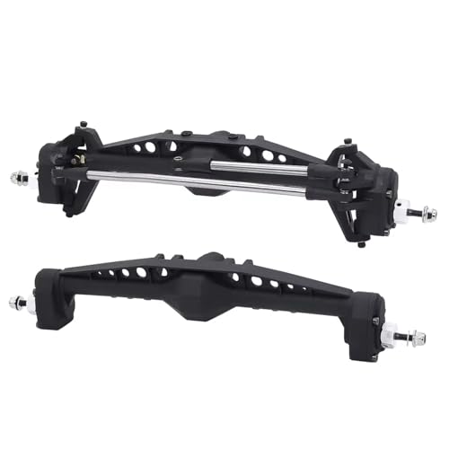 Kompatibel Mit Axial Für Capra 1.9 Für Unlimited Trail Für Buggy Für UTB Für Currie F9 Kunststoff-Vorder-/Hinterportalachse 1/10 RC Crawler Car Vorder Hinterachse RC(Rear and Front) von JVRWSC