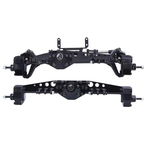 Kompatibel Mit Axial Für Capra UTB10 1.9 Für UTB 1/10 RC Crawler Auto Upgrade Teile Vordere Hinterachse Ersatzportalachse Vorder Hinterachse RC(Black,Rear Front Axle) von JVRWSC