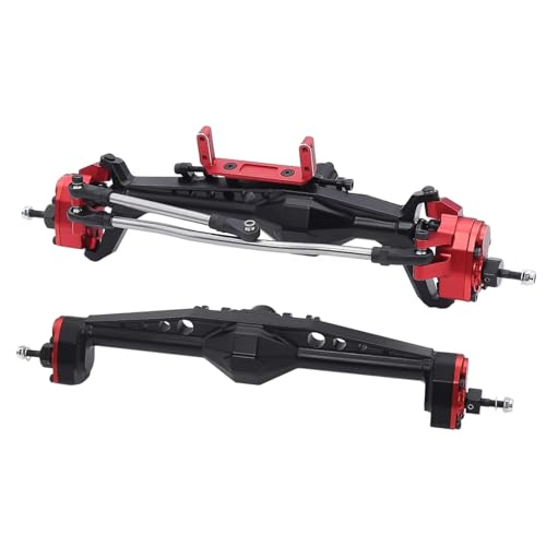 Kompatibel Mit Axial Für Capra UTB10 1.9 Für UTB 1/10 RC Crawler Auto Upgrade Teile Vordere Hinterachse Ersatzportalachse Vorder Hinterachse RC(Red,Rear Front Axle) von JVRWSC
