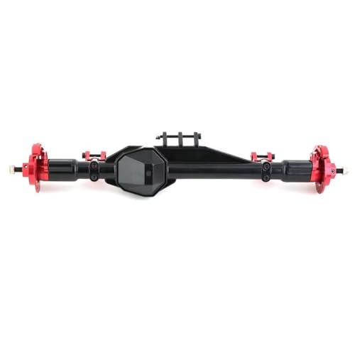 Kompatibel Mit Axial Für RBX10 Für Ryft 1/10 RC Crawler Auto Upgrade Teile Zubehör Metall Komplette Vorder- Und Hinterachse Ferngesteuerte Autoteile(Red,Rear) von JVRWSC