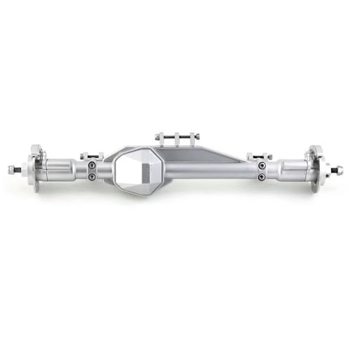 Kompatibel Mit Axial Für RBX10 Für Ryft 1/10 RC Crawler Auto Upgrade Teile Zubehör Metall Komplette Vorder- Und Hinterachse Ferngesteuerte Autoteile(Silver,Rear) von JVRWSC