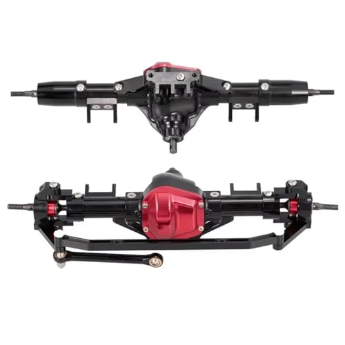 Kompatibel Mit Axial Für SCX10 1/10 RC Crawler Cars Upgrades Teile Modifikation Zubehör CNC Aluminiumlegierung Vorderachse Hinterachse RC Vorder Hinterachse(1set) von JVRWSC