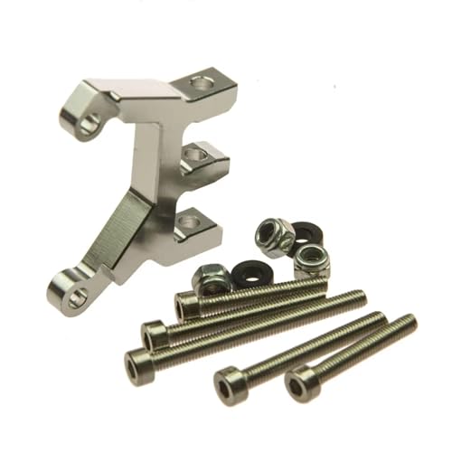 Kompatibel Mit Axial Für SCX10 1/10 RC Für Felsen Crawler Car Upgrade Teile Ersatzzubehör Achsen Achsen Aluminium Obermitte Link Mount Ferngesteuerte Autoteile(Silver) von JVRWSC