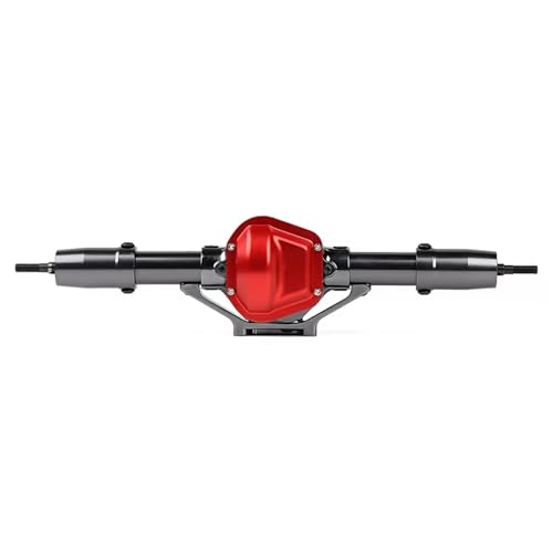 Kompatibel Mit Axial Für SCX10 1:10 RC Für Rock Crawler Auto Metall Vorderachse Hinterachse Upgrade Teile Zubehör Vorder Hinterachse RC(Gray,Rear) von JVRWSC