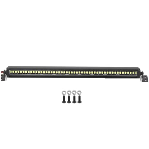 Kompatibel Mit Axial Für SCX10 90046 Für Traxxas Für TRX4 Für Slash Für Rustler 1/8 1/10 RC Auto Upgrade Lichtleiste Dachlampe Lichter Ferngesteuerte Autoteile(215mm) von JVRWSC