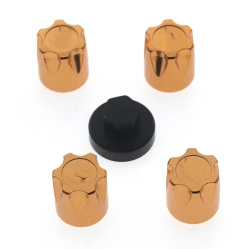 Kompatibel Mit Axial Für SCX10 D90 Für TRX4 TF2 CC01 Für Capra 1/10 RC Crawler Car Upgrade Metallfelgen-Mittelkappe M4-Mutter 4 STÜCKE RC-Zubehör(Yellow) von JVRWSC