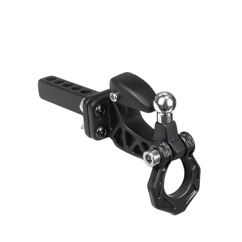 Kompatibel Mit Axial Für SCX10 Für TRAXXAS Für TRX4 1/8 1/10 RC Crawler Autoteile Metall Heckstoßstange Abschleppanhänger Haken Drop Hitch Receiver Ferngesteuerte Autoteile(Black) von JVRWSC