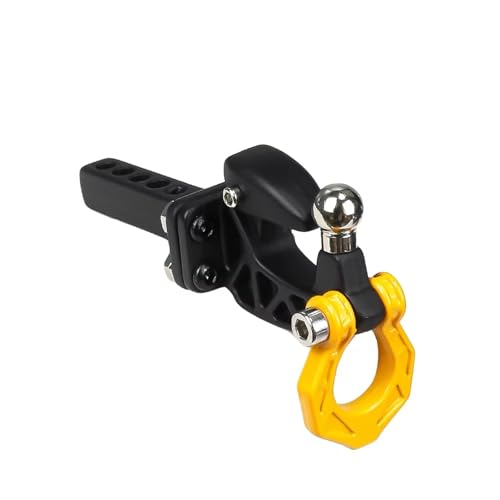 Kompatibel Mit Axial Für SCX10 Für TRAXXAS Für TRX4 1/8 1/10 RC Crawler Autoteile Metall Heckstoßstange Abschleppanhänger Haken Drop Hitch Receiver Ferngesteuerte Autoteile(Yellow) von JVRWSC