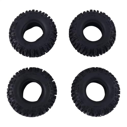 Kompatibel Mit Axial Für SCX24 AX24 Für FMS Für FCX24 Für TRX4M 1/18 1/24 RC Crawler Autoteile 4 Stück 55 X 24 Mm 1,0 Gummireifen Radreifen RC-Zubehör von JVRWSC