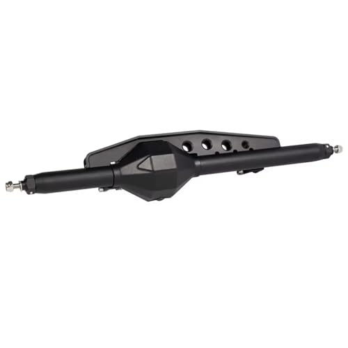 Kompatibel Mit Axial Für Wraith RR10 SMT10 Für Rock Für Racer, Aluminiumlegierung, Bearbeiteter Vorderer Und Hinterer Diamant-Achssatz 1/10 RC Crawler Vorder Hinterachse RC(Black,Rear) von JVRWSC
