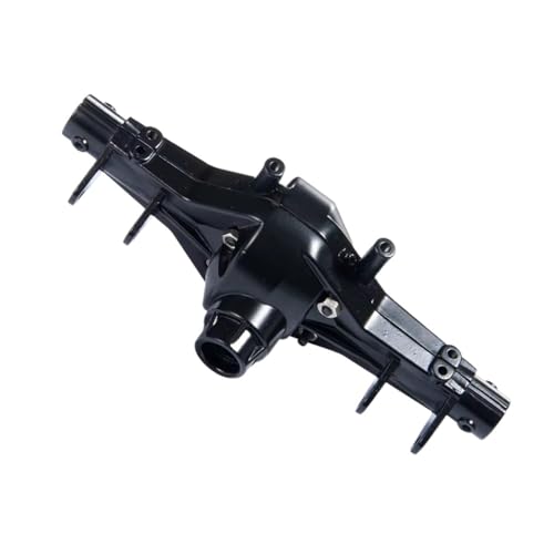 Kompatibel Mit Axial SCX10 1/10 RC Crawler Auto-Upgrade-Teile, Vorder- Und Hinterachse, Metallachsengehäuse, Zubehör Vorder Hinterachse RC(Black) von JVRWSC