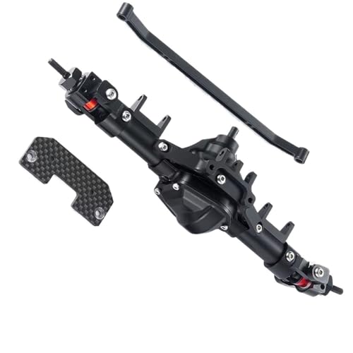 Kompatibel Mit Axial SCX10 1/10 RC Für Rock Crawler Auto CNC Metall Portal Achse Vorne Mitte Hinten Gerade Achse Upgrade Teile Vorder Hinterachse RC(Front) von JVRWSC