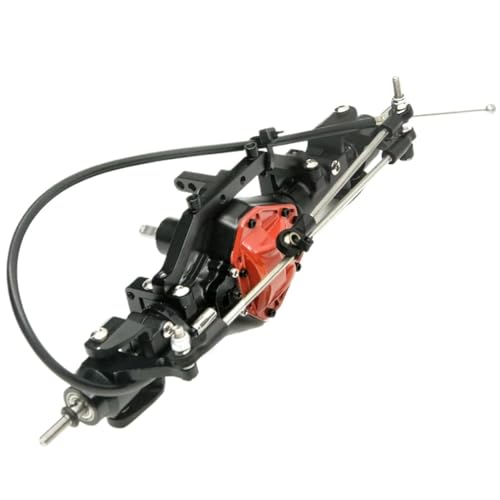 Kompatibel Mit Axial SCX10 90046 90047, Vorder- Und Hinterachsen Aus Aluminiumlegierung Mit 4WD-Sperre, Upgrade-Teile Für RC-Crawler-Autos Im Maßstab 1/10 Vorder Hinterachse RC(Front Axle) von JVRWSC