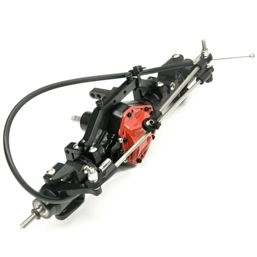 Kompatibel Mit Axial SCX10 90046 90047 1/10 RC Crawler Auto-Upgrade-Teile, Vorder- Und Hinterachsen Aus Aluminiumlegierung Mit 4WD-Sperre Vorder Hinterachse RC(Front Axle) von JVRWSC
