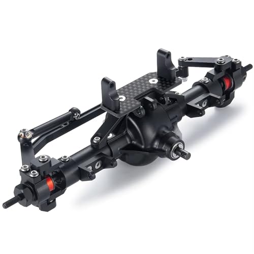 Kompatibel Mit Axial SCX10 CNC Metallportalachse, Vorne, Mitte, Hinten, Gerade Achse, 1/10 RC Für Rock Crawler Auto-Upgrade-Teile Vorder Hinterachse RC(Front) von JVRWSC