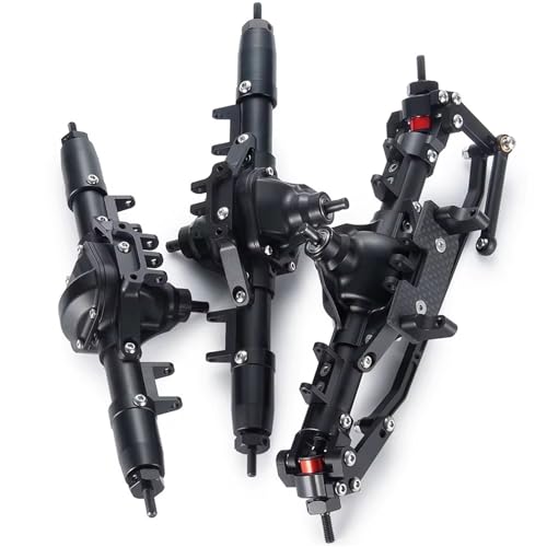 Kompatibel Mit Axial SCX10 CNC Metallportalachse, Vorne, Mitte, Hinten, Gerade Achse, 1/10 RC Für Rock Crawler Auto-Upgrade-Teile Vorder Hinterachse RC(Rear Front Middle) von JVRWSC