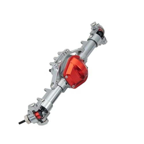 Kompatibel Mit Axial SCX10 Für TFL 1:10 Fernbedienung Auto Upgrade Teile Aluminium Legierung Vordere Hinterachse Stahl Achse Getriebe Vorder Hinterachse RC(Front Axle) von JVRWSC