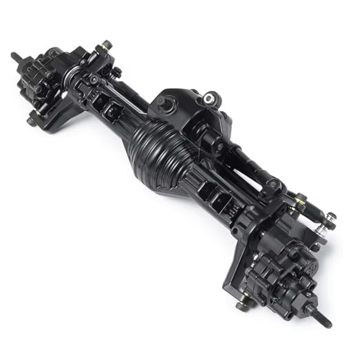 Kompatibel Mit Axial SCX10 II 90028, Upgrade-Teile Für Die Metallachse, RC-Auto, Vorne Und Hinten, Gerade Achse, 1/10 RC Für Rock Crawler-Zubehör Vorder Hinterachse RC(Front) von JVRWSC