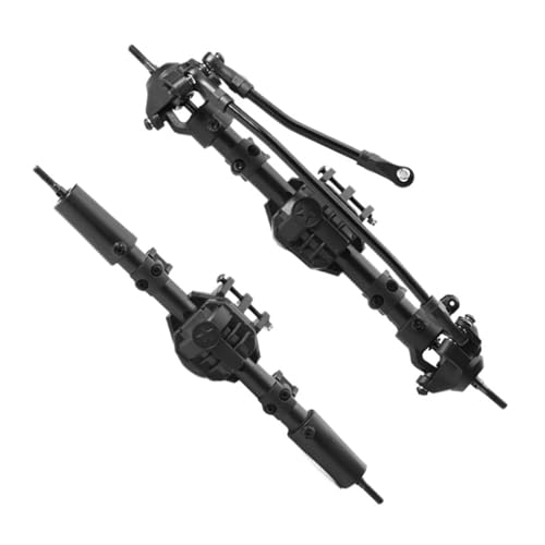 Kompatibel Mit Axial SCX10 II 90046 90047, 2-teiliges Vorder- Und Hinterachsdifferential, 1/10 RC Crawler Auto, Upgrade-Teile, Zubehör Vorder Hinterachse RC von JVRWSC