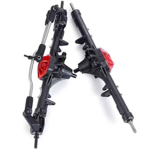Kompatibel Mit Axial SCX10 II 90046 90047 90059 90060 Metall-Vorder-Hinter-Portalachse 1/10 RC Für Rock Crawler Car Für Modellteile Vorder Hinterachse RC(Rear and Front) von JVRWSC