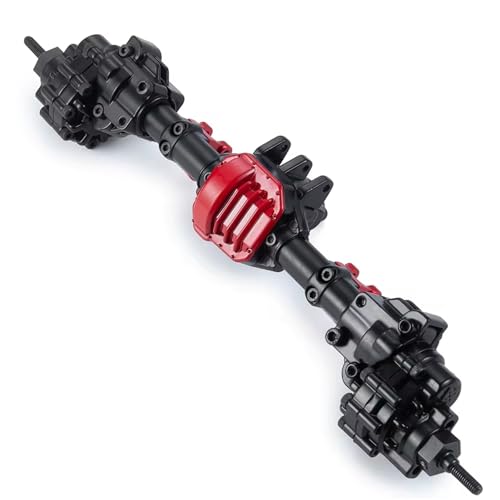 Kompatibel Mit Axial SCX10 II 90046 90047 90059 90060 Metallportalachse Vorder- Und Hinterachse 1/10 RC Crawler Auto Upgrade Teile Vorder Hinterachse RC(Rear) von JVRWSC