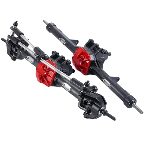 Kompatibel Mit Axial SCX10 II 90047 90046 90059 90060 1/10 RC Für Rock Crawler Auto-Upgrade-Teile Aus Aluminiumlegierung, Vorder- Und Hinterachse Vorder Hinterachse RC(Rear Front Axle) von JVRWSC
