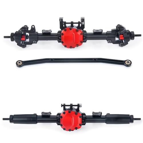 Kompatibel Mit Axial SCX10 II AX90046 90047 90027 90028 Upgrade-Teile RC-Auto Gerade Achse Vorderachse Hinterachse 1:10 RC Crawler Vorder Hinterachse RC(Rear and Front) von JVRWSC