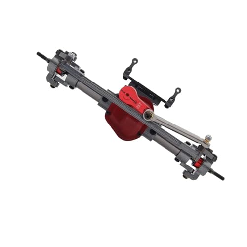 Kompatibel Mit Axial SCX10 Metall CNC RC Auto Vordere Hinterachse Mit Adapter Servo Arm Für 1/10 RC Crawler Auto Upgrade Teile Vorder Hinterachse RC(Front Axle) von JVRWSC