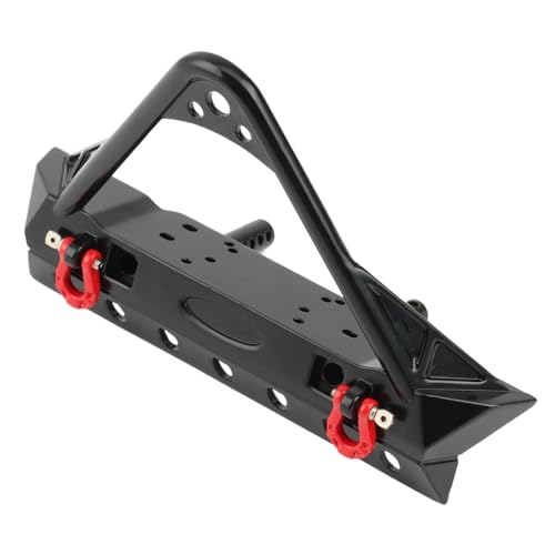 Kompatibel Mit Axial SCX10 SCX10 II III Für Traxxas TRX-4 Metall-Frontstoßstange Mit Licht 1/10 RC Crawler Auto Upgrade Teile Zubehör RC-Stoßstange(A) von JVRWSC