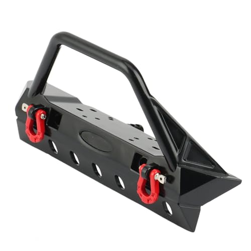 Kompatibel Mit Axial SCX10 SCX10 II III Für Traxxas TRX-4 Metall-Frontstoßstange Mit Licht 1/10 RC Crawler Auto Upgrade Teile Zubehör RC-Stoßstange(B) von JVRWSC