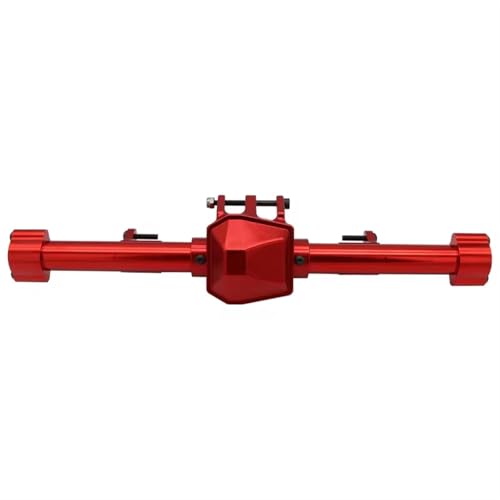 Kompatibel Mit Axial SCX6 Für JLU Für Wrangler Für FACSNY CNC-Aluminiumlegierung Vorder-/Hinterachsgehäuse Für 1/6 RC Crawler Car Upgrade-Teile Vorder Hinterachse RC(Red,Rear) von JVRWSC