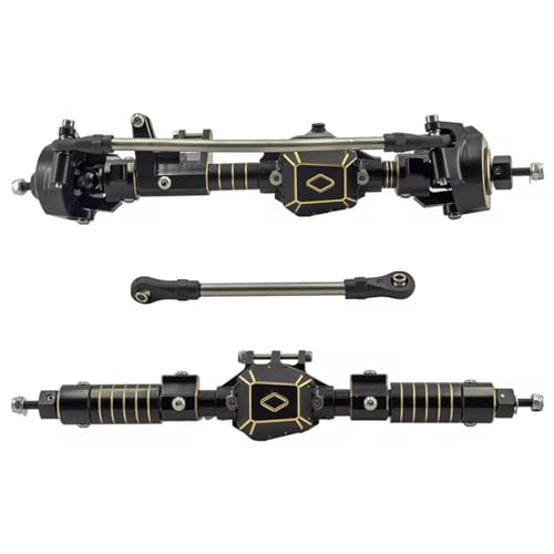 Kompatibel Mit Axial Scx10 Upgrades Teile Metall Heavy Duty Vorne Hinten Gerade Achse 1/10 RC Crawler Auto Zubehör Vorder Hinterachse RC(Rear Front Axle) von JVRWSC