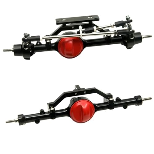 Kompatibel Mit D90 Metallachse Vorne Hinten Gerade Achse 1/10 RC Crawler Auto Upgrade Teile Zubehör Vorder Hinterachse RC(Rear and Front) von JVRWSC