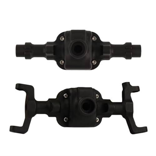 Kompatibel Mit FMS Für EAZYRC Für Rochobby FJ Für Cruiser Für Patriot Für Katana Für Hilux Metall-Vorder-/Hinterachsgehäuse 1/18 RC-Autoteil Vorder Hinterachse RC(Black) von JVRWSC