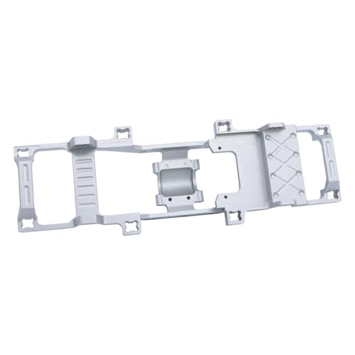 Kompatibel Mit FMS Für FCX18 Für FCX24 1/24 RC Auto Teil Zubehör 1 Stücke Aluminium Legierung Starken Auto Rahmen Für Chassis Rahmen Ferngesteuerte Autoteile(Silver) von JVRWSC
