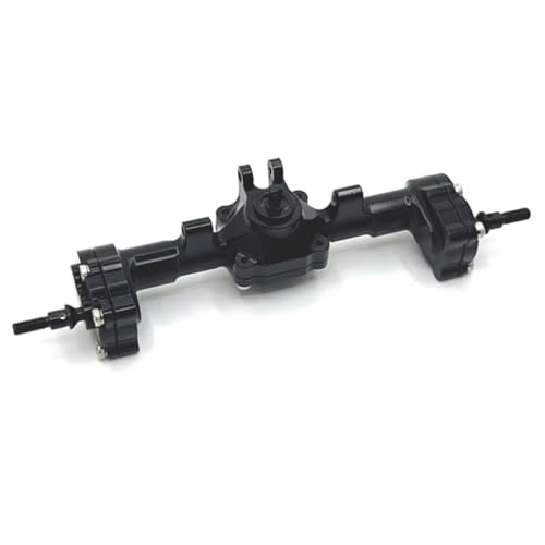 Kompatibel Mit FMS Für FCX24 1/24 RC-Auto-Upgrade-Teile Zubehör Metallportalachse Komplette Vorder- Und Hinterachse Vorder Hinterachse RC(Black,Rear) von JVRWSC