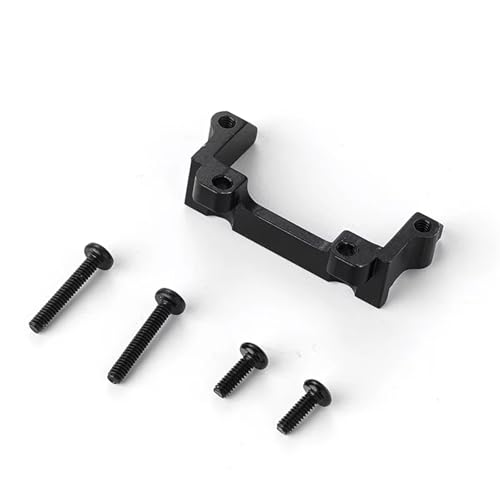 Kompatibel Mit FMS Für FCX24 1/24 RC-Autozubehör, Aluminiumlegierung, Präzisions-Lenkservo-Unterstützung, Präzisions-Servo-Halterung Ferngesteuerte Autoteile(Black) von JVRWSC