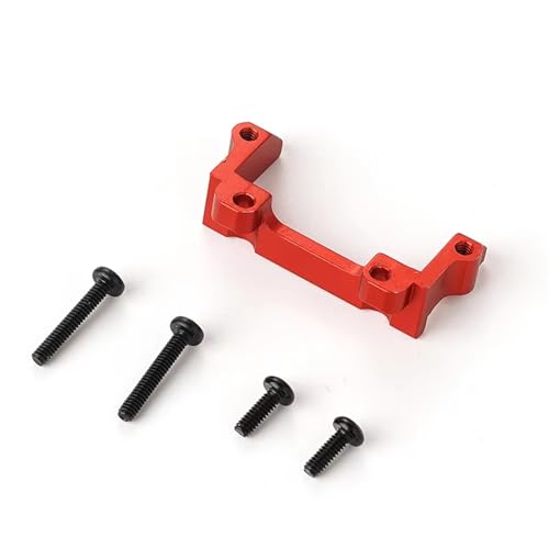 Kompatibel Mit FMS Für FCX24 1/24 RC-Autozubehör, Aluminiumlegierung, Präzisions-Lenkservo-Unterstützung, Präzisions-Servo-Halterung Ferngesteuerte Autoteile(Red) von JVRWSC