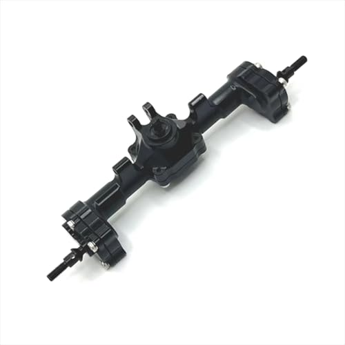 Kompatibel Mit FMS Für FCX24 XQ Für FCX18 Crusher K5 1/24 RC-Auto-Upgrade-Teile Zubehör Metall-Hintertürbrückenbaugruppe RC Vorder Hinterachse(Black) von JVRWSC
