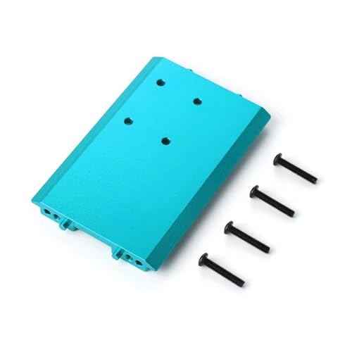 Kompatibel Mit Gen7 1/10 Fernbedienung Auto Upgrade Teil Zubehör Ersatzteile Aluminiumlegierung Unterfahrschutz Getriebehalterung Ferngesteuerte Autoteile(Blue) von JVRWSC