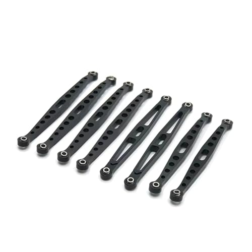 Kompatibel Mit HB ZP1001 ZP1002 ZP1003 ZP1004 ZP1005 ZP1008 1/10 RC Auto Upgrade-Teile 8 Stück Metall Für Fahrgestellaufhängung Verbindungsstange Spurstange Ferngesteuerte Autoteile(Black) von JVRWSC
