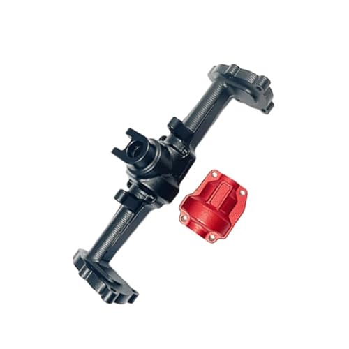 Kompatibel Mit HOBBYPLUS CR18P Für Rock Für Van 1/18 RC Auto Vorder- Und Hinterachse Gehäuse Upgrade Aluminiumlegierung Teile Vorder Hinterachse RC(Black,Rear) von JVRWSC