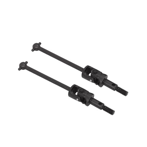 Kompatibel Mit HSP 102015 106015 108015 Für HSP Für Redcat 94102 94103 94123 94177 94106 94107 1/10 RC-Autoteil, 2 Stück CVD Dogbone-Antriebswelle RC-Zubehör(Black,57.5mm) von JVRWSC