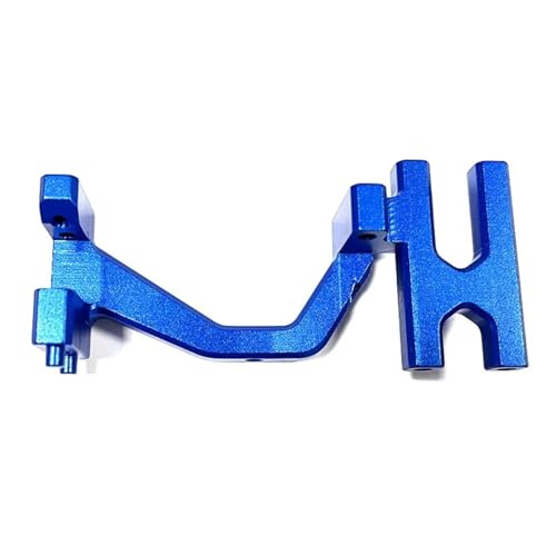 Kompatibel Mit LOSI Für Baja Für Rey 4WD 1/10 RC Autozubehör Aluminiumlegierung Präzisionslenkung Servounterstützung Servohalterung Ferngesteuerte Autoteile(Blue) von JVRWSC