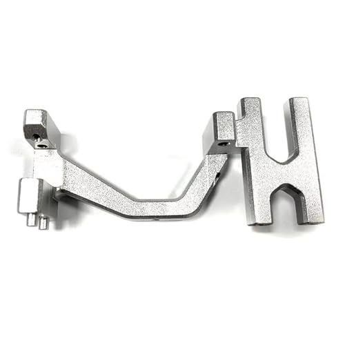 Kompatibel Mit LOSI Für Baja Für Rey 4WD 1/10 RC Autozubehör Aluminiumlegierung Präzisionslenkung Servounterstützung Servohalterung Ferngesteuerte Autoteile(Silver) von JVRWSC