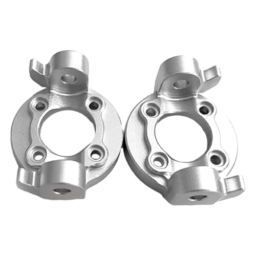 Kompatibel Mit LOSI Für LMT 1/8 RC Auto Upgrade Teil Zubehör Aluminiumlegierung C-Naben 2 Stück Schwere Gewichte Nachlaufblöcke Ferngesteuerte Autoteile(Silver) von JVRWSC