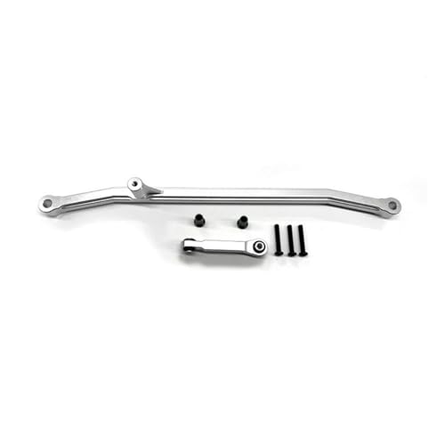 Kompatibel Mit LOSI Für LMT 1/8 RC-Upgrade-Teilezubehör, 2 Stück Lenkstange Aus Aluminiumlegierung, Lenkgestänge, Spurstange RC-Zubehör(Silver) von JVRWSC