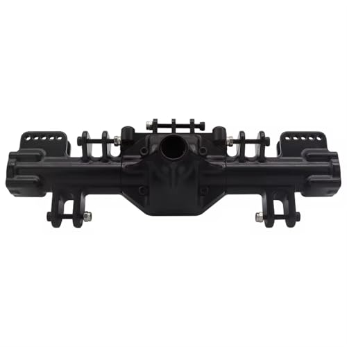 Kompatibel Mit Losi Für LMT Für Monster Truck, DIY-Tuningteile, Aluminiumlegierung, Vorder-/Hinterachsgehäuse, 1/8 RC-Autozubehör Vorder Hinterachse RC(Black) von JVRWSC