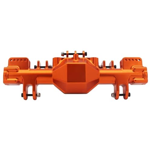 Kompatibel Mit Losi Für LMT Für Monster Truck, DIY-Tuningteile, Aluminiumlegierung, Vorder-/Hinterachsgehäuse, 1/8 RC-Autozubehör Vorder Hinterachse RC(Orange) von JVRWSC